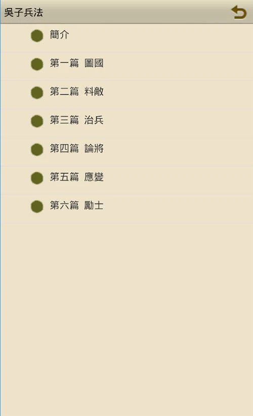 吳子兵法