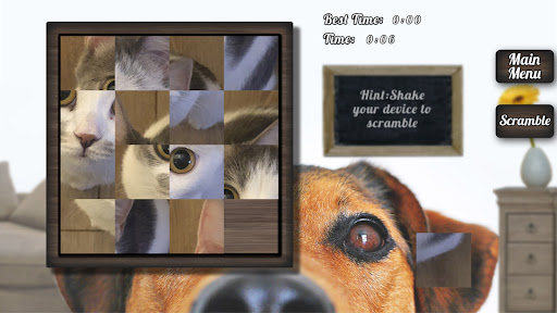 Famous Sliding Puzzle: Pets Screen 3