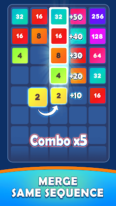 Merge 2048: Number Merge Games - Screenshot 2