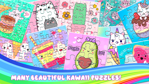 Android application Kawaii Puzzles Game for Girls screenshort