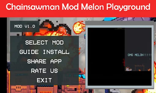 Mod Chainsaw man For melon