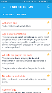 English Idioms & Phrases Captura de pantalla