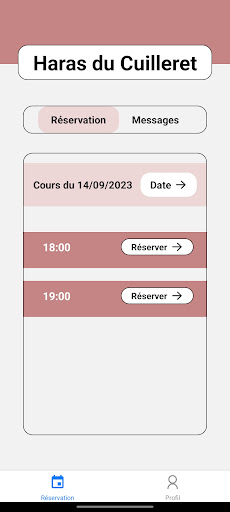 Android application Haras de Cuilleret screenshort