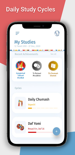 Android application Steinsaltz Daily Study screenshort