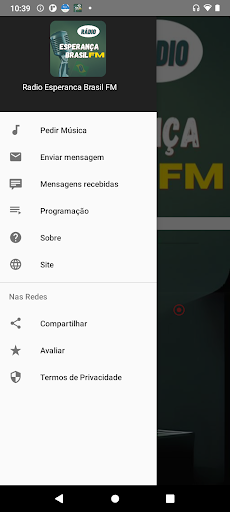 Radio Esperança Brasil FM Screen 2