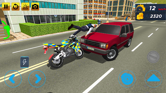 Simulator Sepeda Stunt Polisi