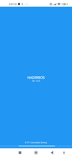 Android application Presensi Hadirbos screenshort