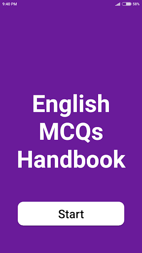 Android application English Handbook screenshort
