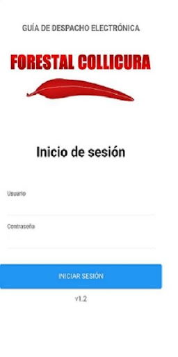Android application Guía de despacho electrónica f screenshort