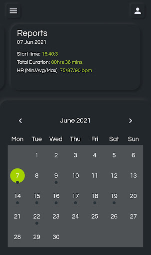 Android application Repose - Wellness Quantified screenshort