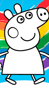 Peppo Piglet Coloring Game