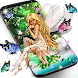 Forest fairy magical wallpaper