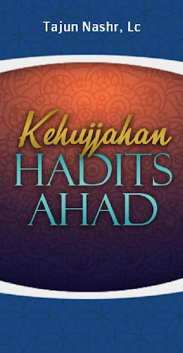 Android application Kehujjahan Hadits Ahad Fiqih screenshort