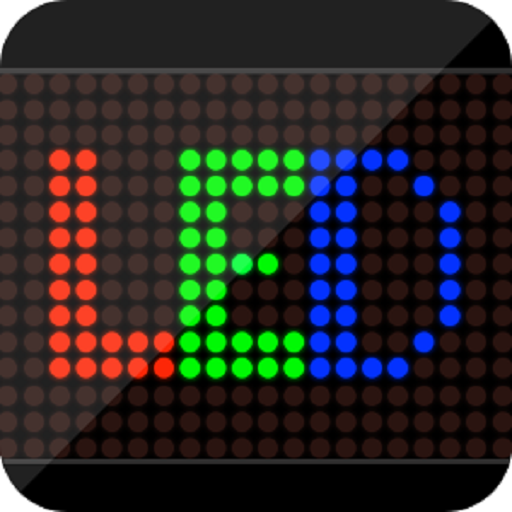 LED scroller logo