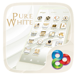 Pure Whitee Go Launcher Theme icon