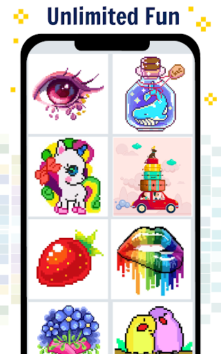 Pixel Art Color by number - Coloring Book Games 2.5 screenshots 2