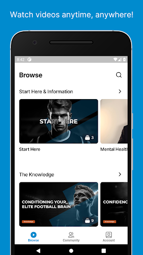 Android application Fearless Footballer screenshort
