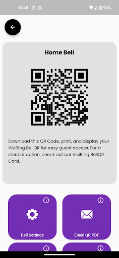 VisiRing - Virtual QRDoor Bell Screen 2