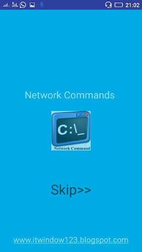 Android application Network Command screenshort