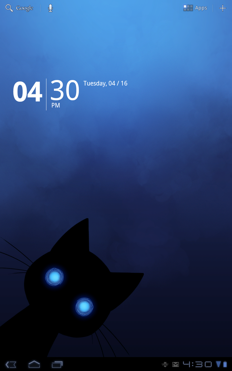 Android application Stalker Cat Live Wallpaper screenshort