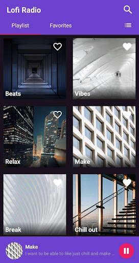 Android application Lofi Radio screenshort