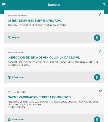 Sacramenia Informa Screen 2