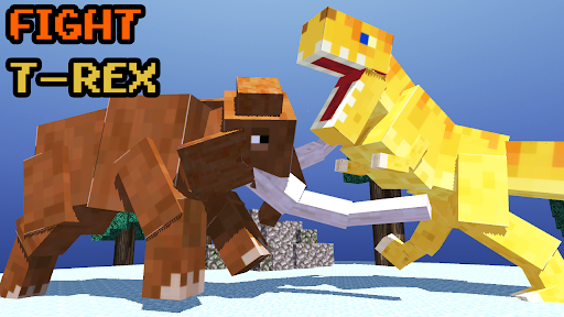 Blocky Dino Park Mammoth Rage Screenshot 4 - AppWisp.com