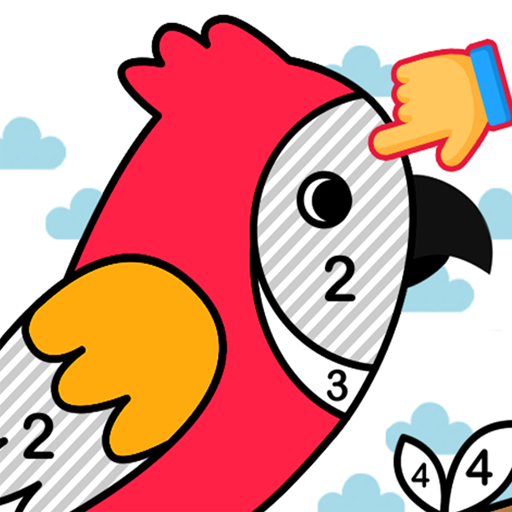 Coloring by numbers for kids  Icon