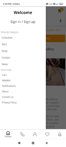 Navid Jewellery Screen 2