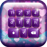 Purple Keyboard For Girls icon