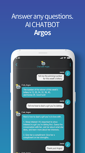 ARGOS AI Chatbot–Easy AI Chat Screen 2