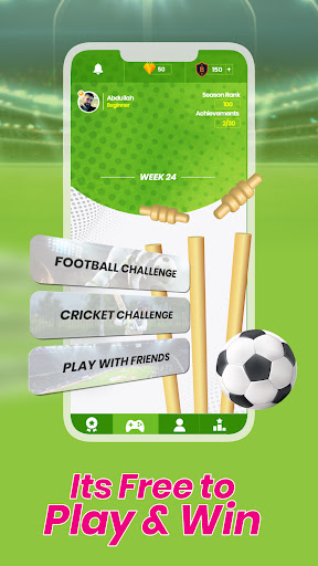 Android application Sports Quiz Master screenshort