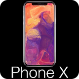 Color Backgrounds for Phone X - Live HD Wallpapers icon