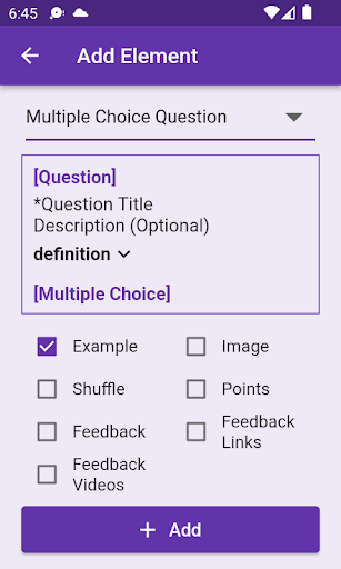 TextForms Screen 3