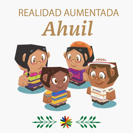Ahuil “Juguete” en náhuatl logo