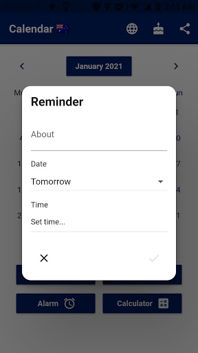 Australian Calendar 2024 Screen 3