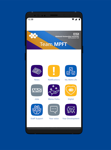 Android application Team MPFT screenshort
