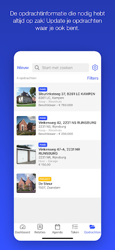 Kolibri App voor makelaars Screen 3