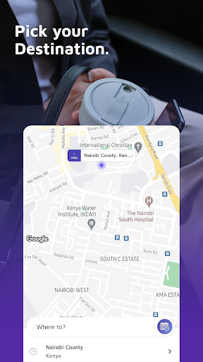 Android application Jett :Safe , Affordable rides screenshort