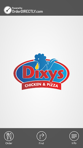 Android application Dixys Chicken & Pizza screenshort