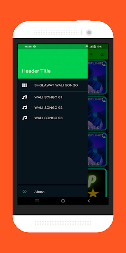 Android application Album Sholawat Wali Songo screenshort