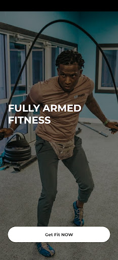 Android application Fully Armed Fitness screenshort