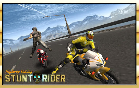VR Highway Bike Attack Race androidhappy screenshots 2
