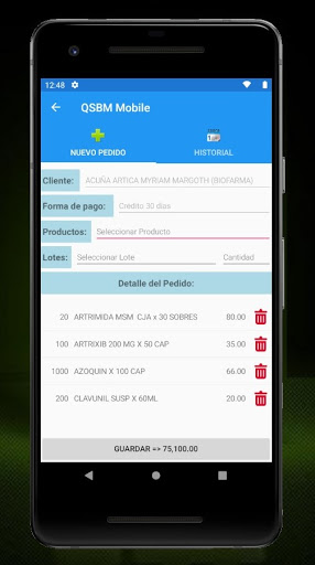 Android application QSBM Mobile screenshort