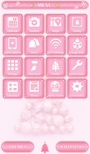 Pink Christmas Tree +HOME Screen 2
