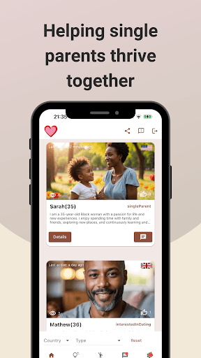 Single Parent | Chat & Connect Screen 2