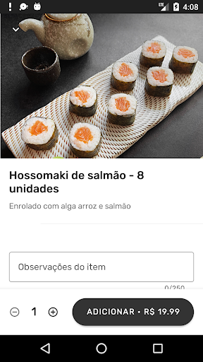 Nawaki Sushi Screen 3