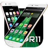 Emerald theme for Oppo R11 icon