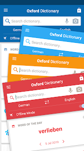 Oxford German Dictionary Screenshot