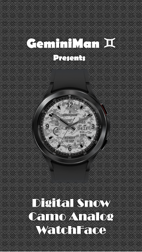 Android application Snow Digital Camo Analog screenshort